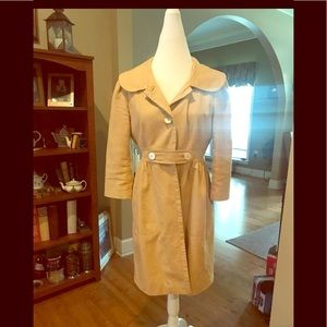 GUC Lilly Pulitzer linen pea coat, Size 8